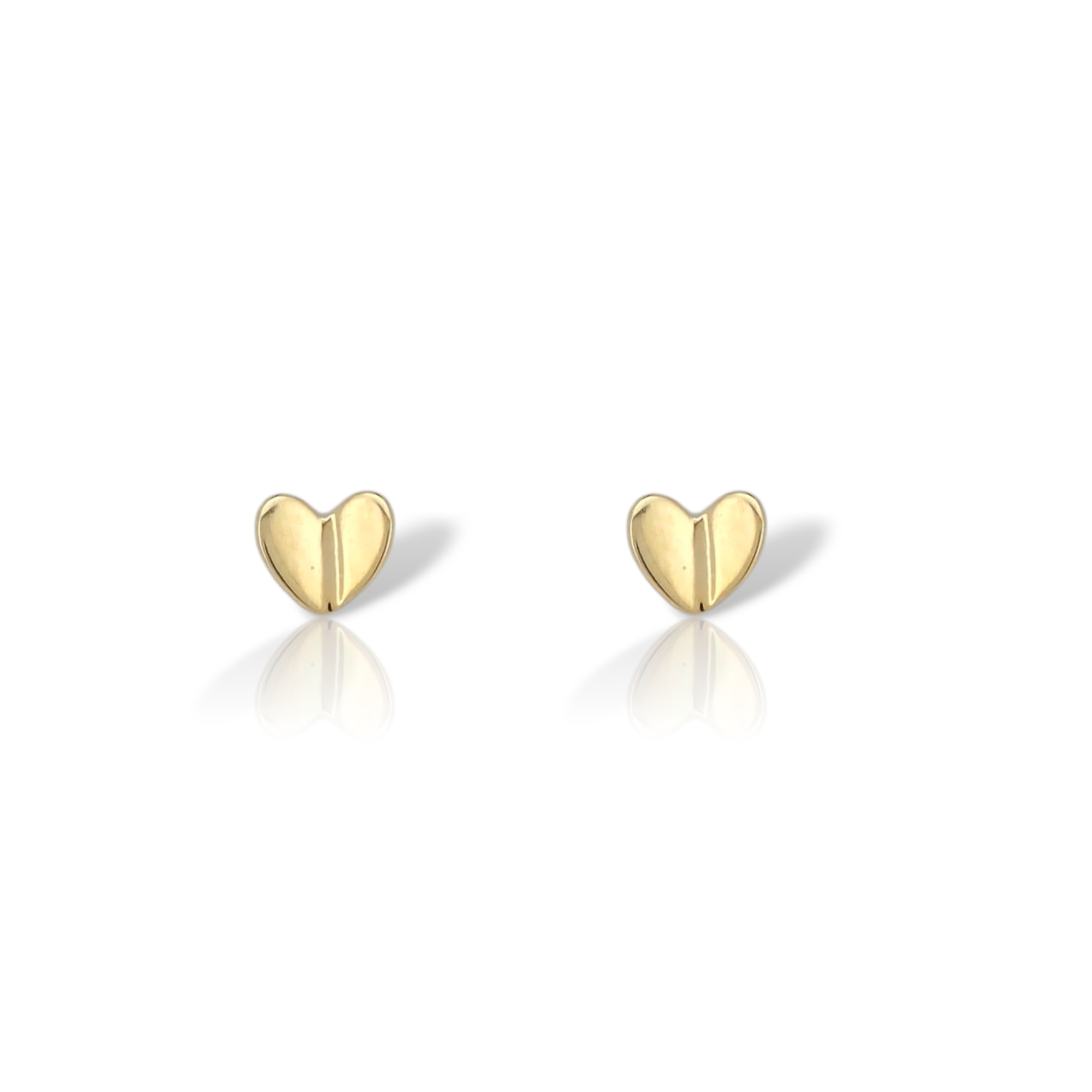 Gold plated 925º heart earrings FC011367